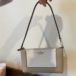 Kate Spade Cream and Tan Shoulder Bag